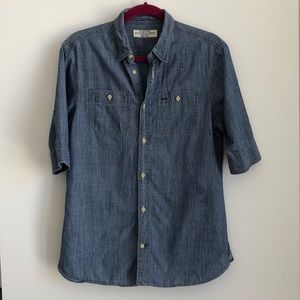 All saints denim shirt